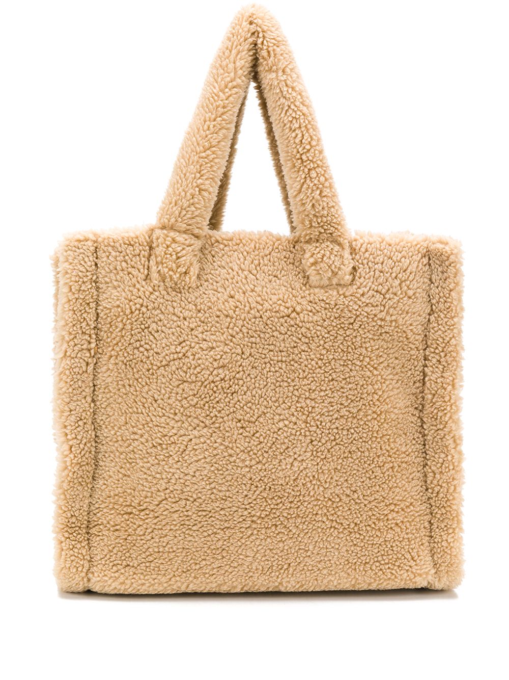 Stand Studio Shearling Tote Bag In 1200 Beige | ModeSens