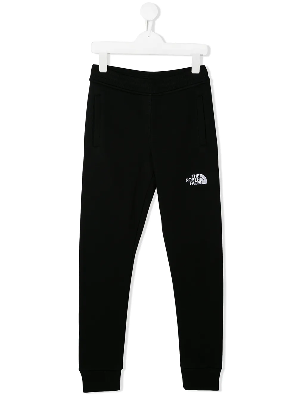 

The North Face Kids TEEN logo embroidered track pants - Black