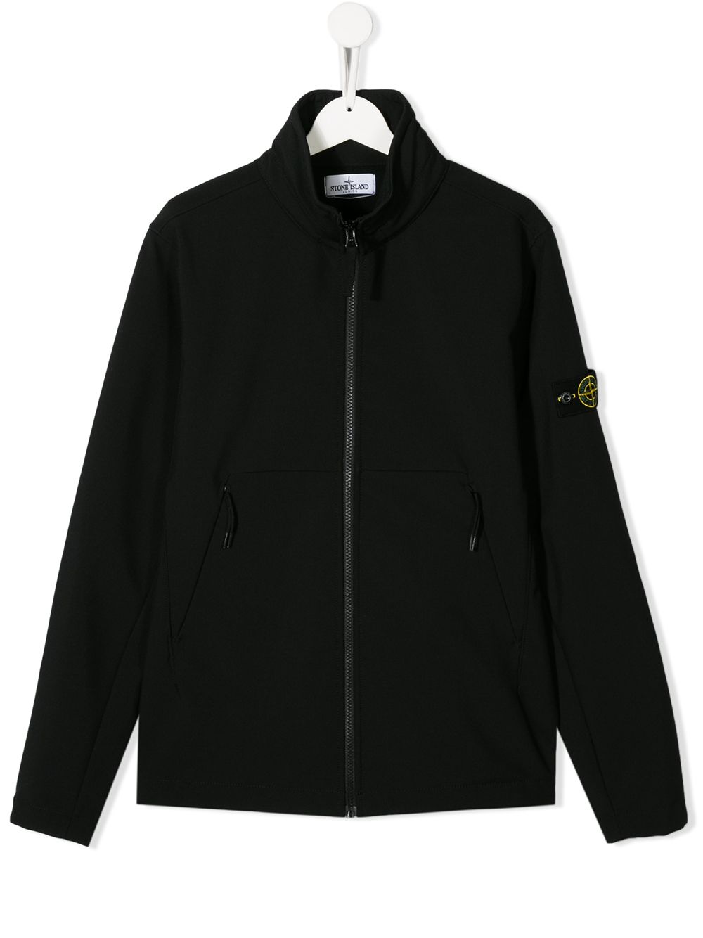 фото Stone Island Junior куртка с карманом-муфтой