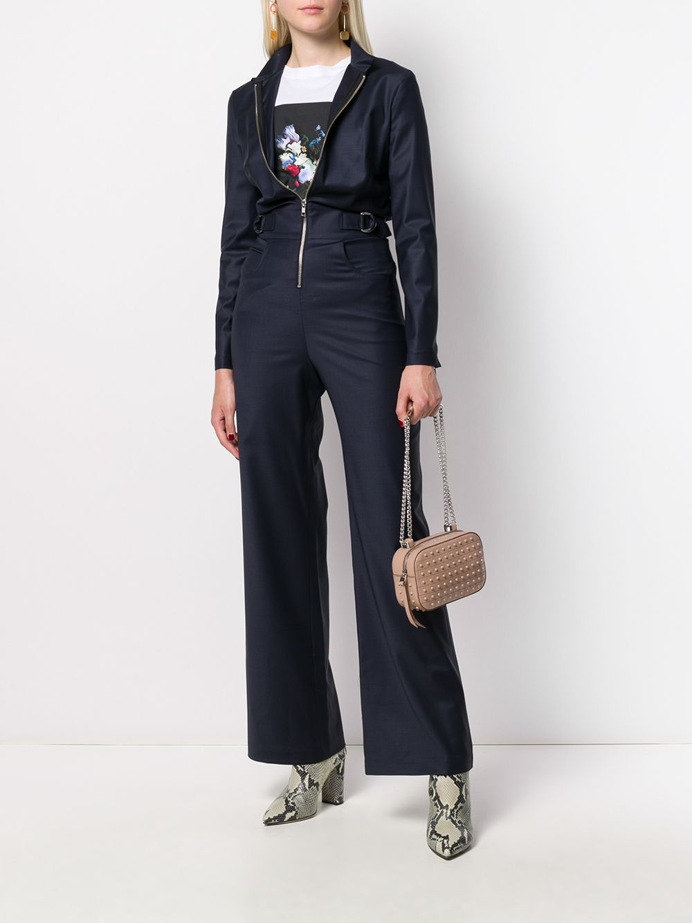 фото Carolina Ritzler zip front jumpsuit