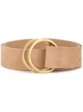 B-Low The Belt round buckled textured belt - Brown
