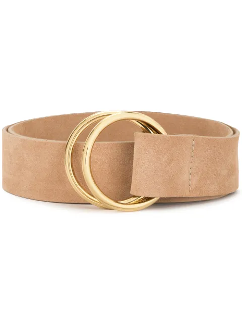 B-Low The Belt round buckled textured belt
