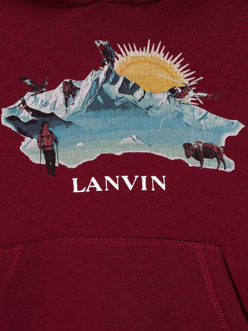 фото LANVIN Enfant худи с принтом