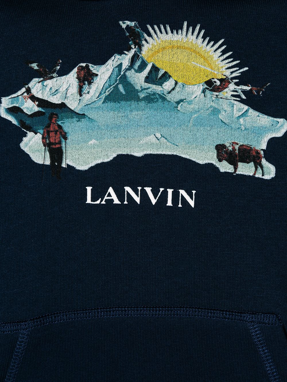 фото LANVIN Enfant худи с принтом