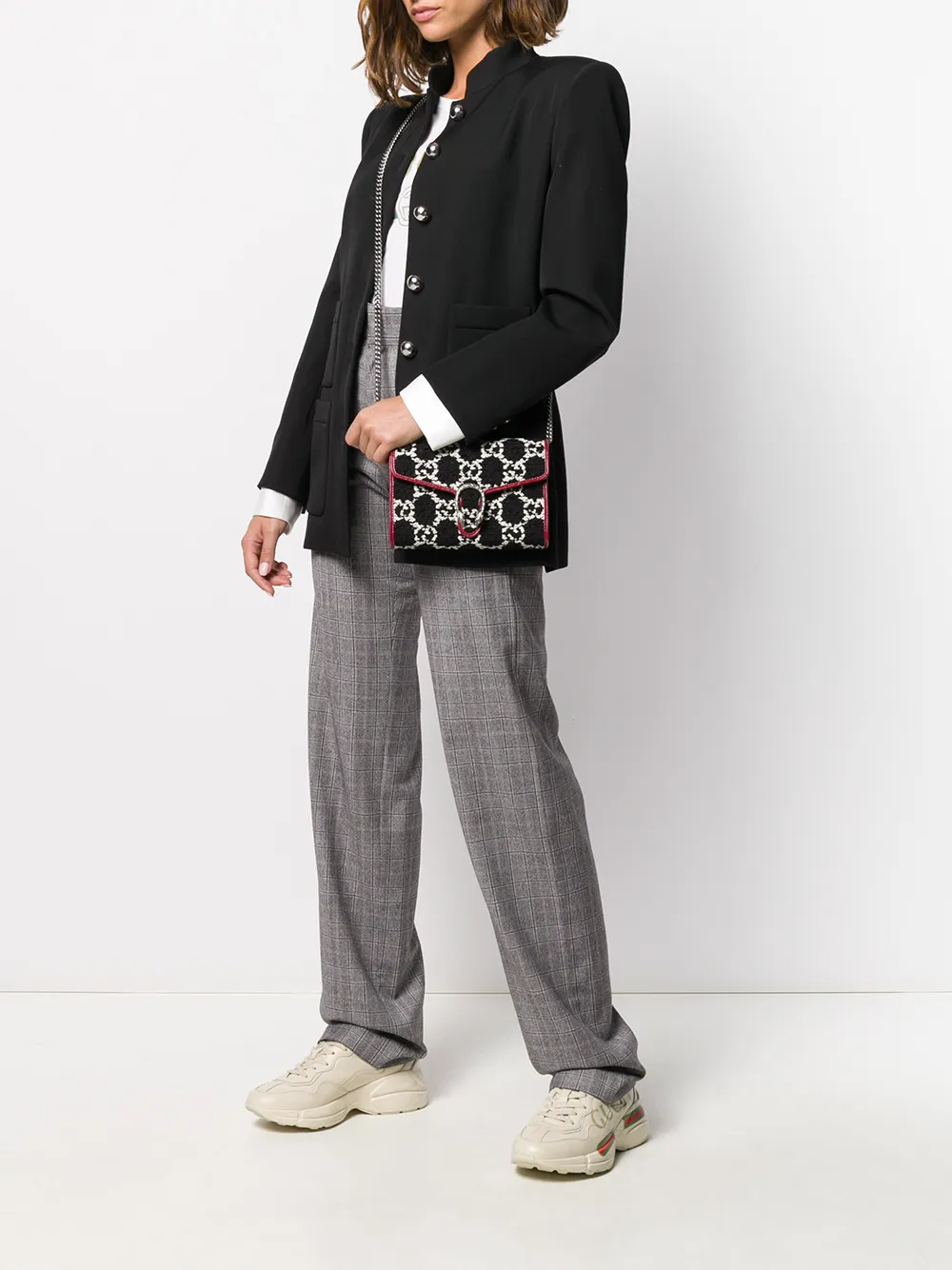 dionysus gg tweed small shoulder bag