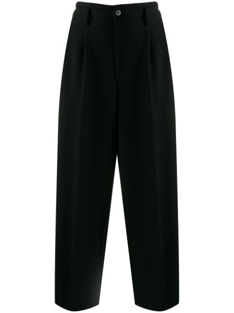 Comme Des Garcons 1980s straight cropped trousers Women