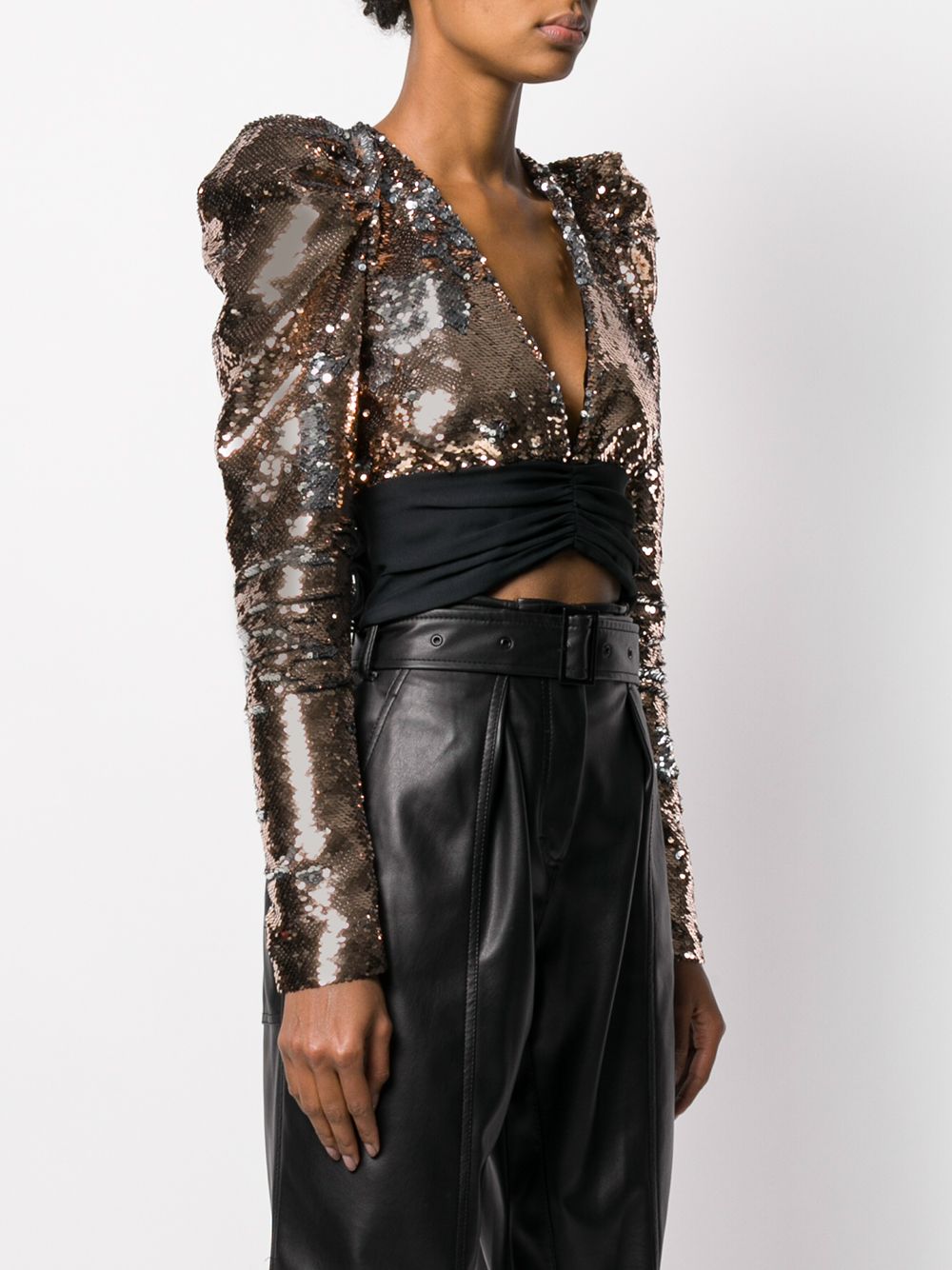 фото Amen cropped sequin blouse