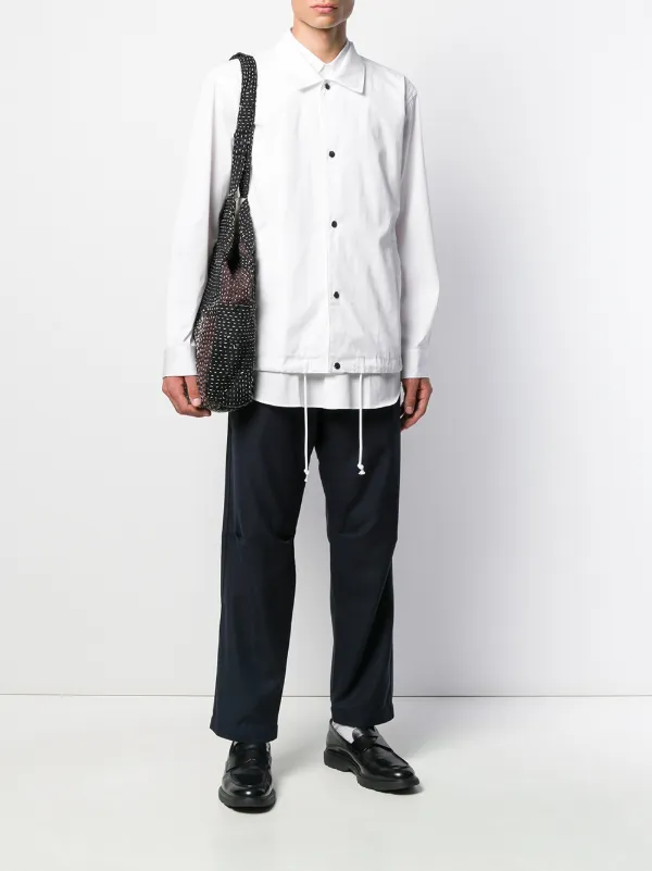 新品 23ss COMME des GARÇONS SHIRT 吊りパンツ COMME des GARCONS SHIRT クロップド テーパード パンツ - メルカリ