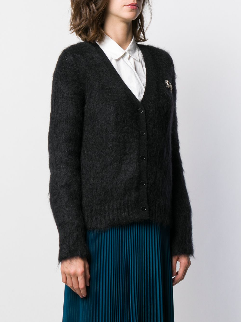 фото Rochas embellished monogram cardigan