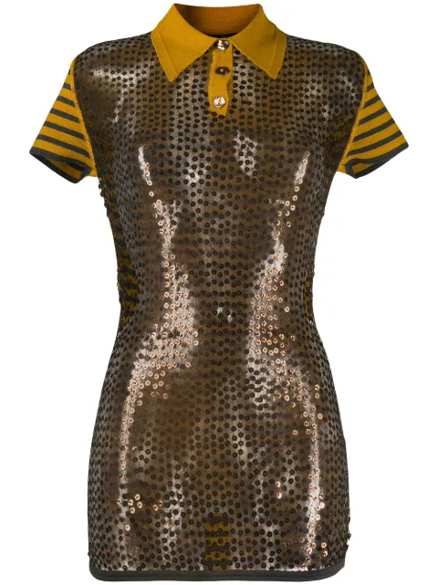 Jean Paul Gaultier Pre-Owned 1990 sequin polo shirt