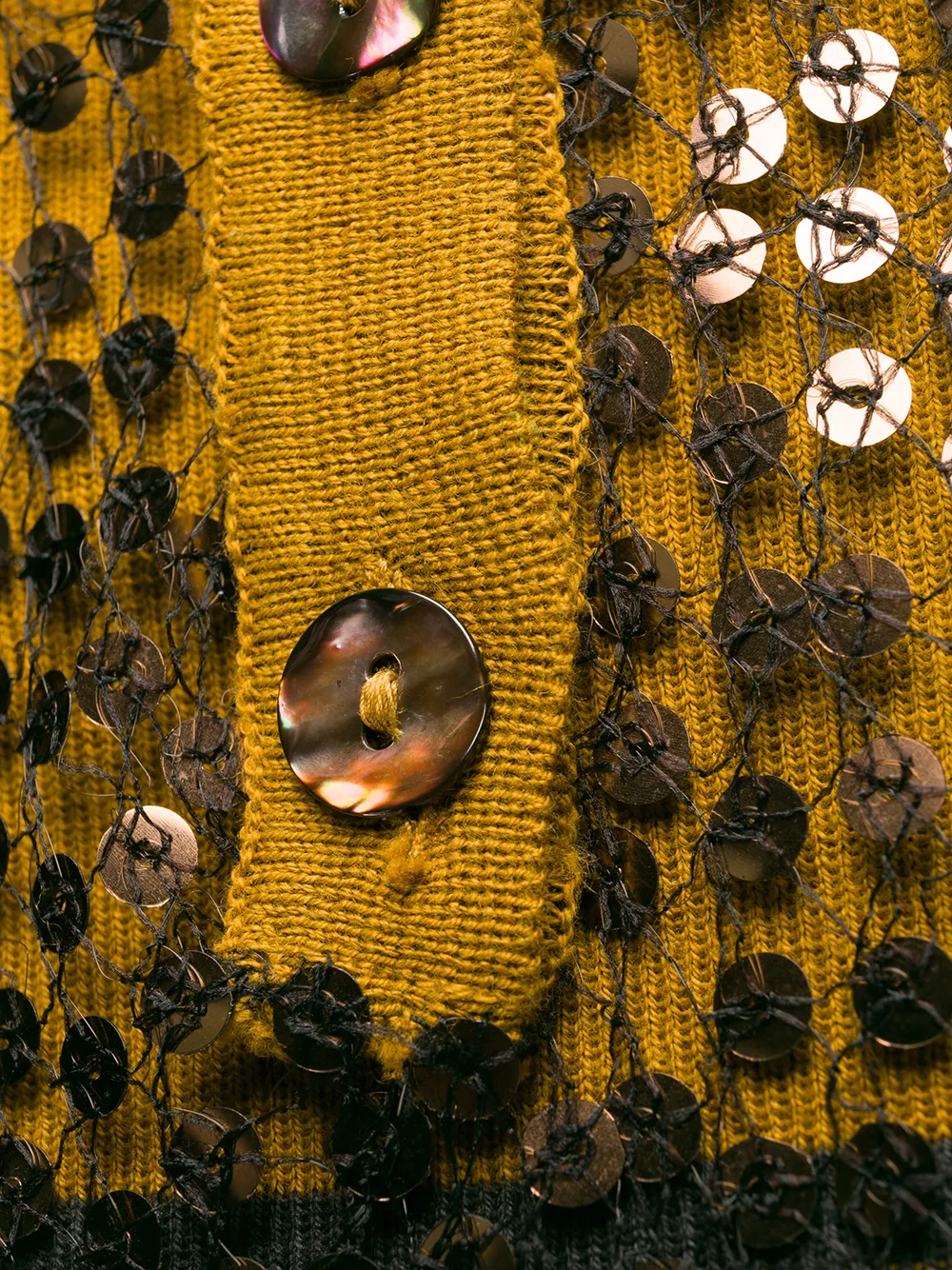 1990 sequin polo shirt