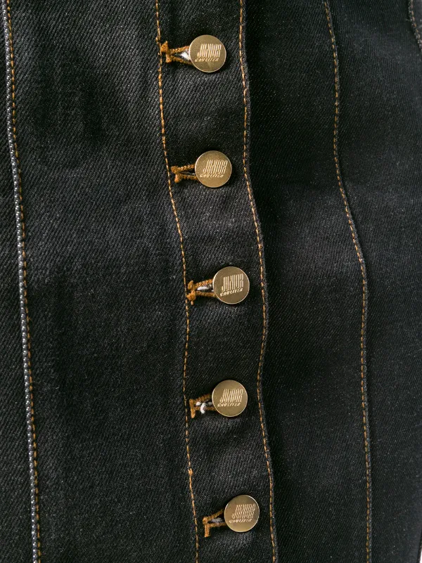 Jean Paul Gaultier Pre-Owned 1992 コルセット デニムスカート 通販