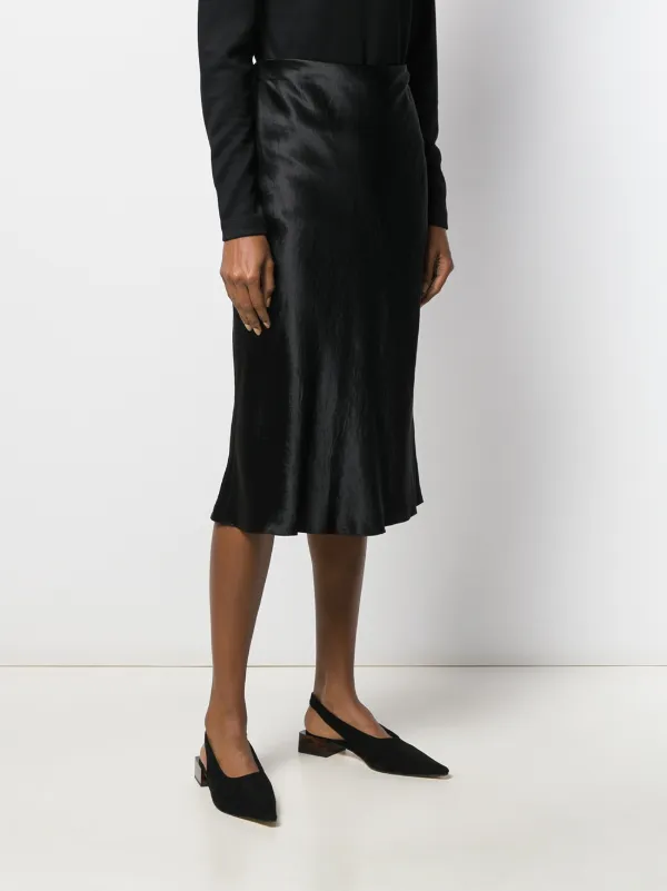 Vince high-waisted Midi Skirt Black FARFETCH PH
