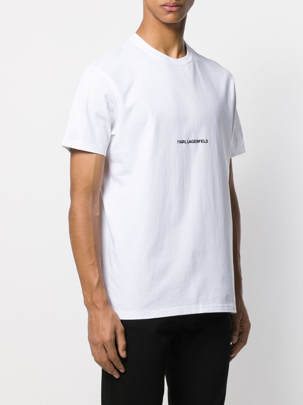 Karl Lagerfeld Essential Embroidered T-Shirt - Farfetch