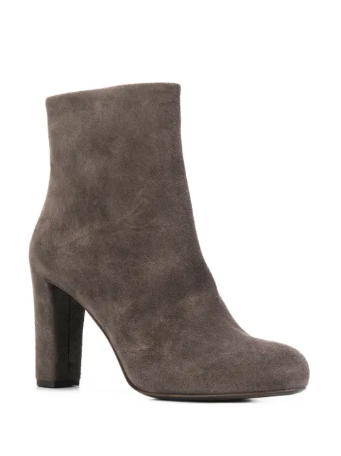 DEL CARLO CHUNKY HEEL ANKLE BOOTS