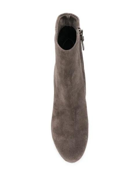DEL CARLO CHUNKY HEEL ANKLE BOOTS