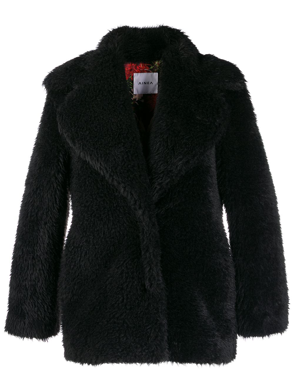 фото Ainea oversized faux-fur jacket