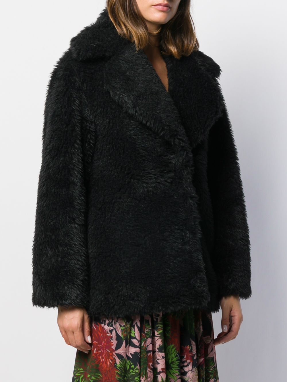 фото Ainea oversized faux-fur jacket