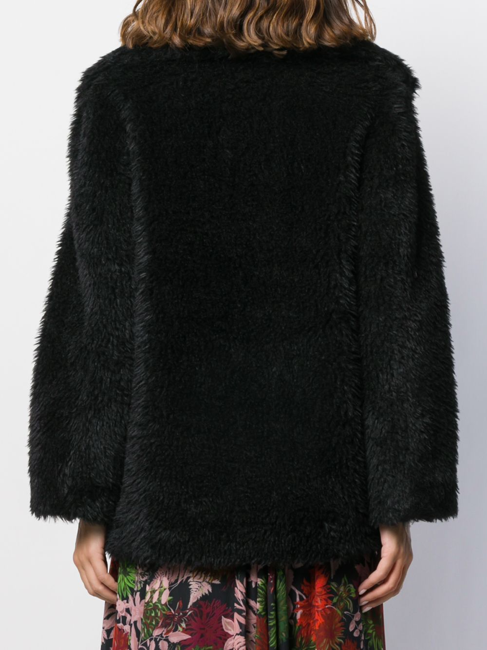 фото Ainea oversized faux-fur jacket