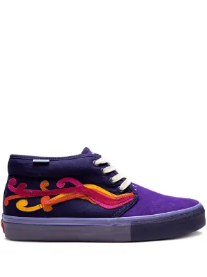 Vans x Supreme x Jean Paul Gaultier Chukka '95 Pro Sneakers | Red