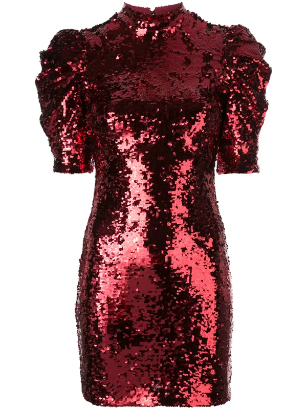 alice and olivia sequin gown