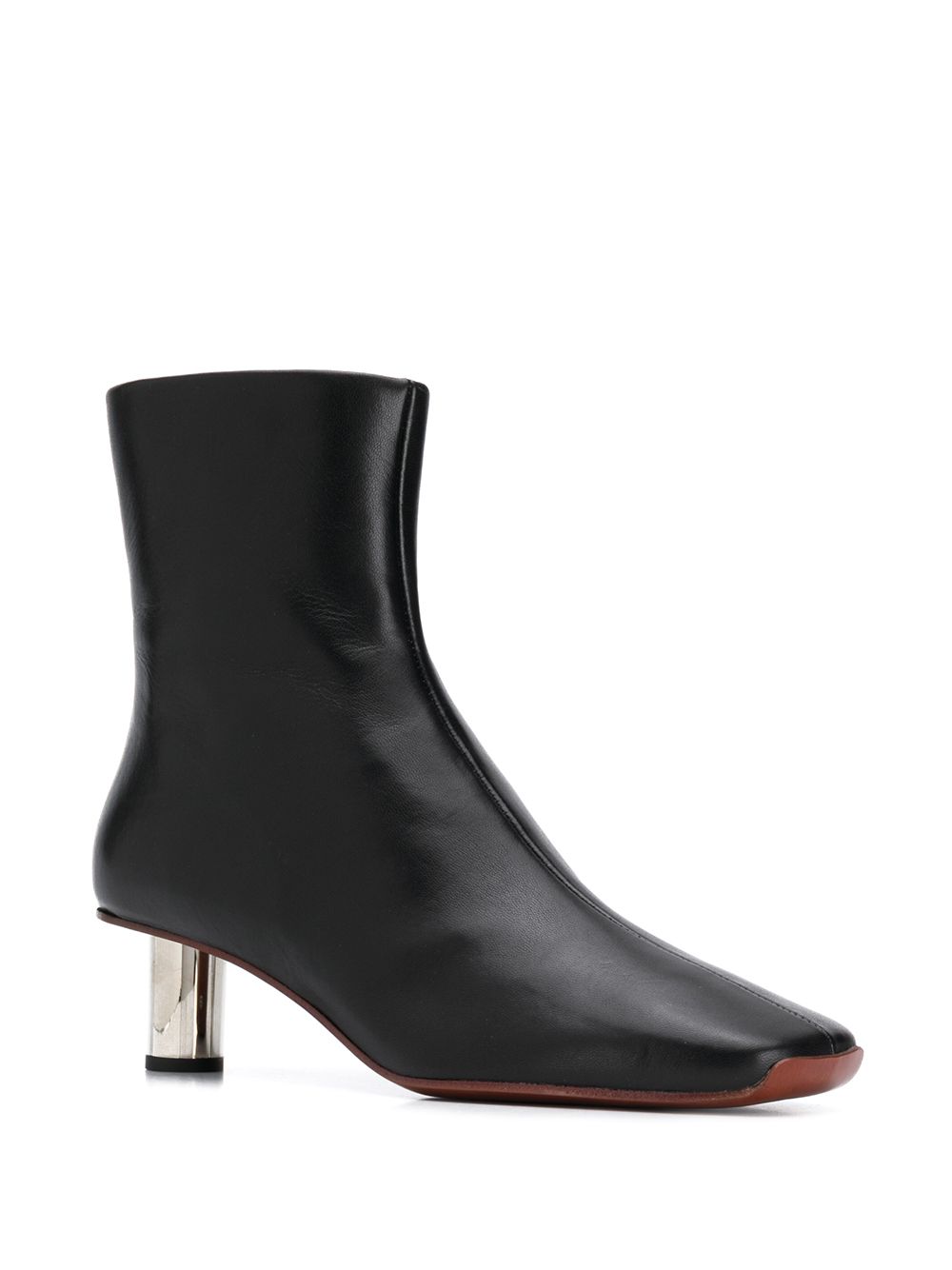 фото Proenza Schouler metallic heel 55mm ankle boots