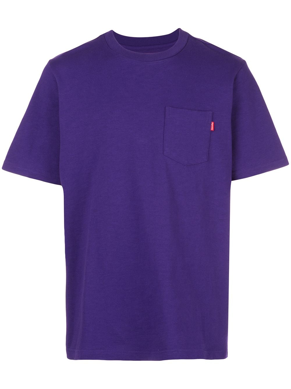 Supreme Front Pocket T-shirt In Purple