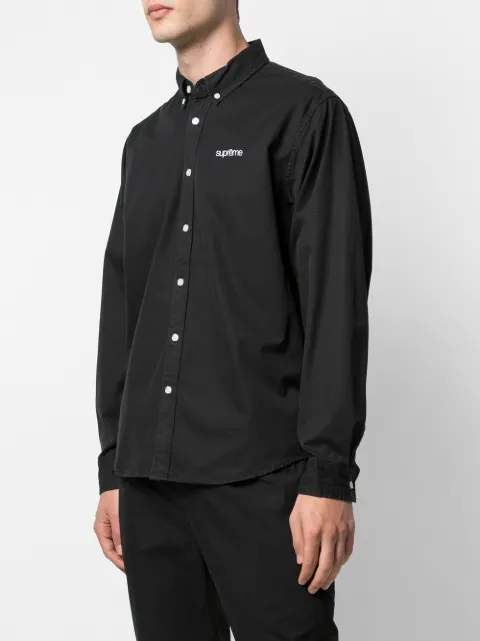 supreme washed twill shirt