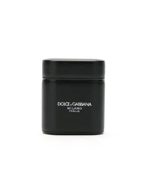 Dolce & Gabbana logo-tag Leather AirPods Pro Case | Black | FARFETCH