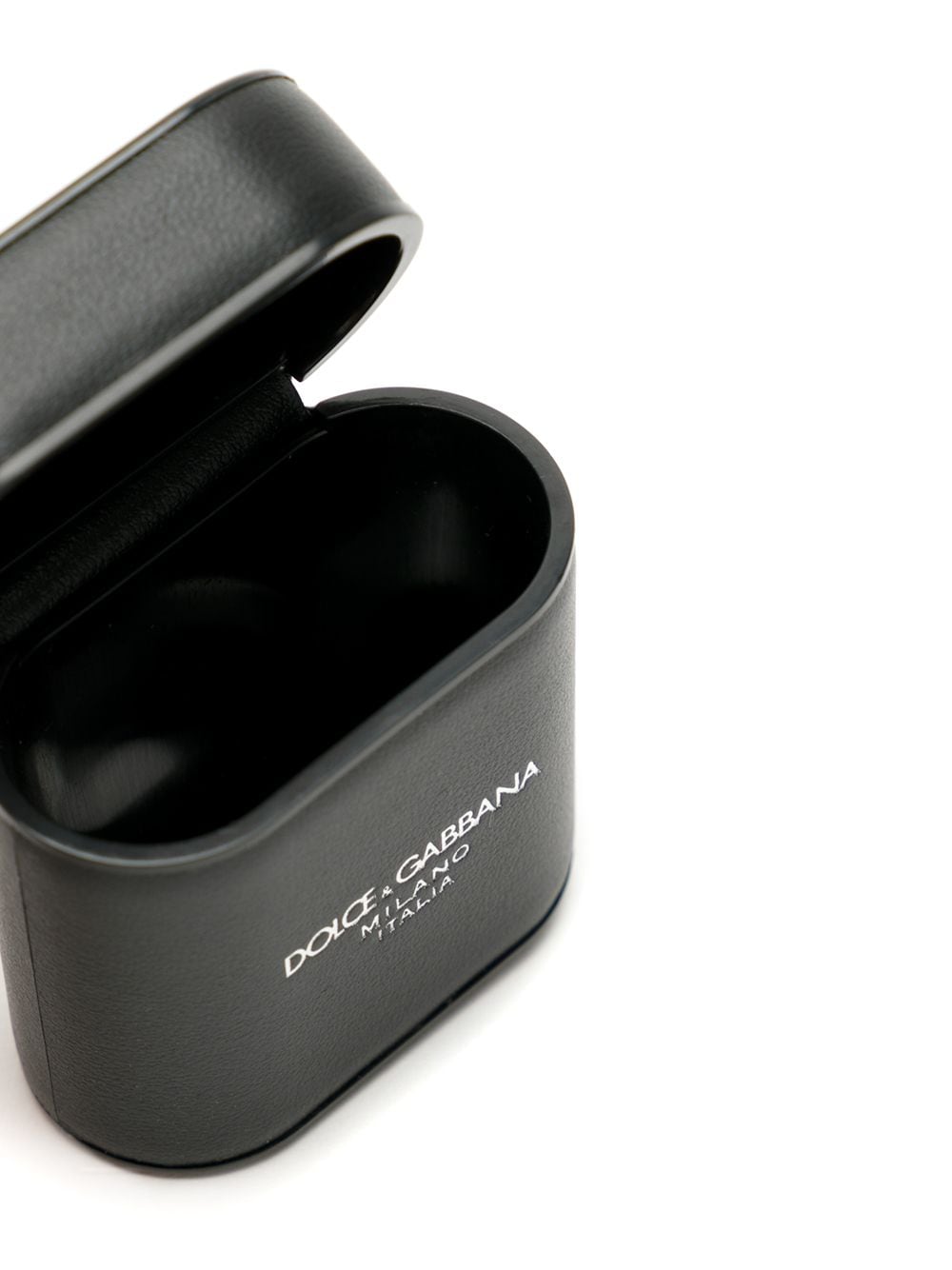 Shop Dolce & Gabbana Logo Ear Pods Case In Black