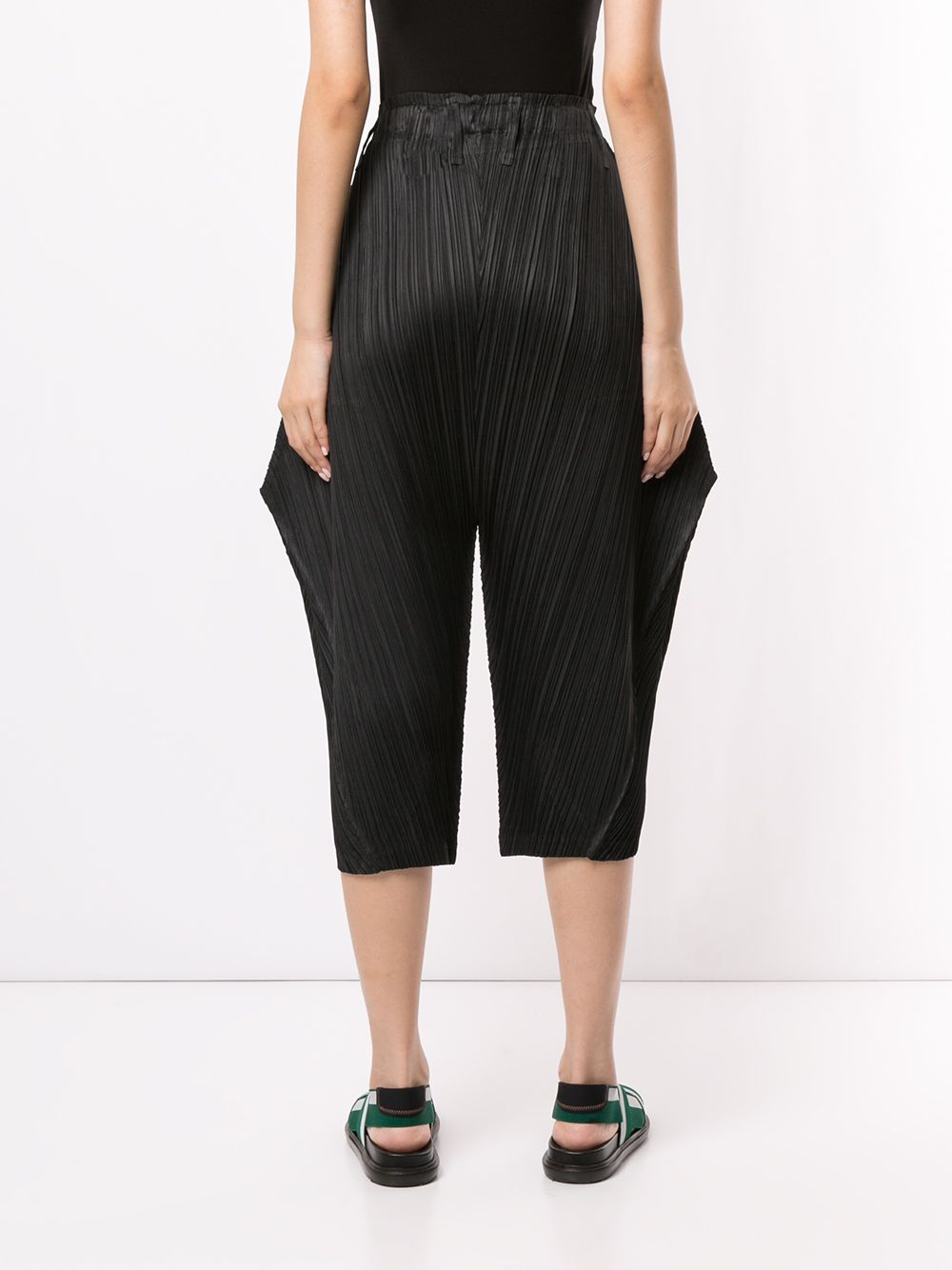 фото Pleats please issey miyake укороченные брюки angular