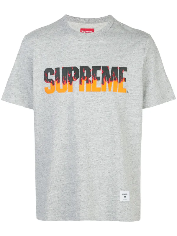 supreme flame tee