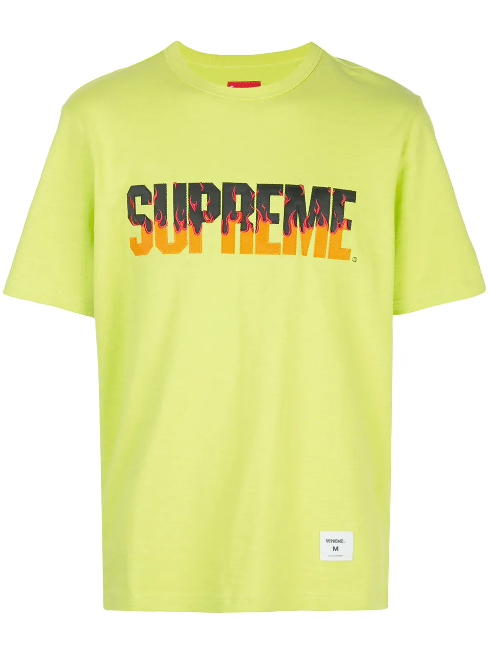 supreme flame tee