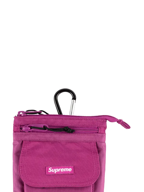 Supreme logo patch Shoulder Bag Pink FARFETCH CA