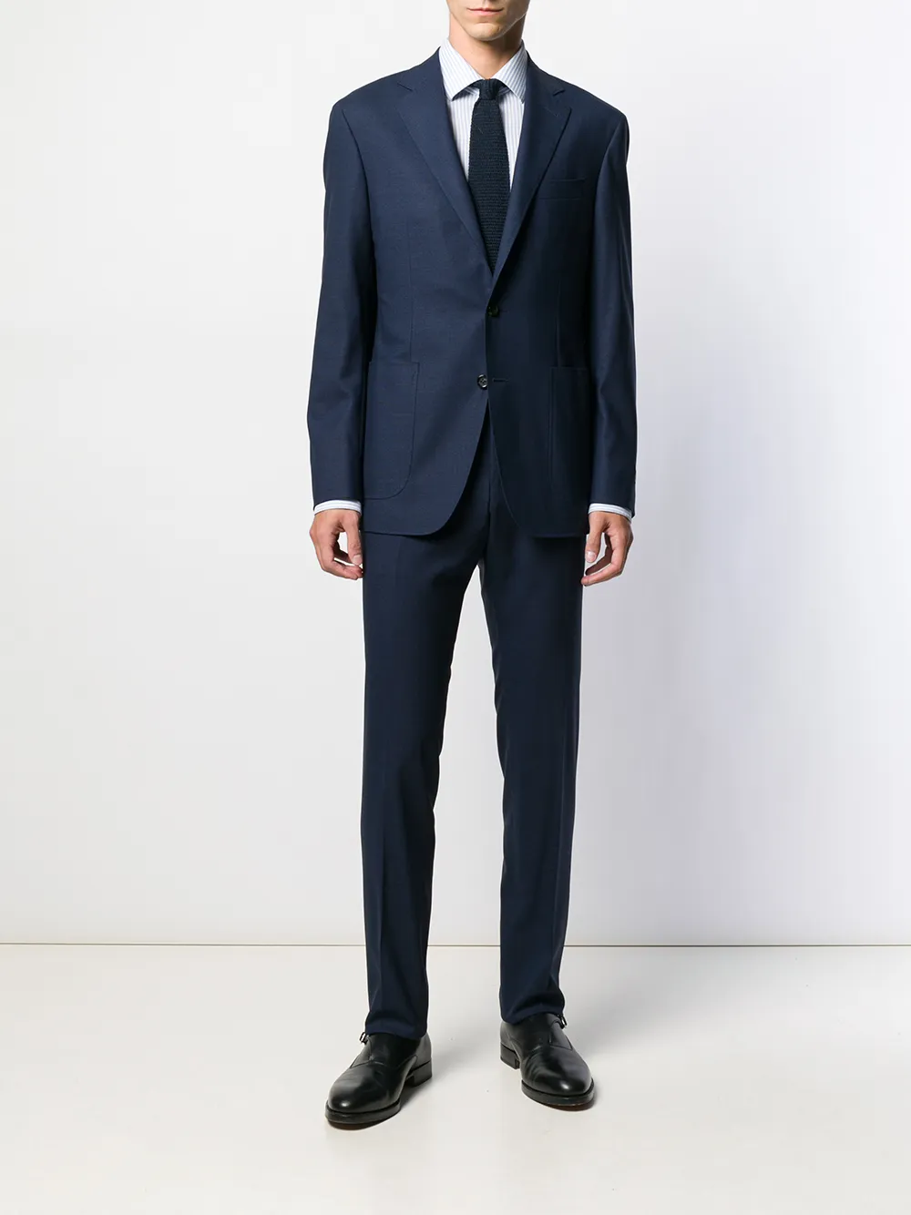 Canali Pantalon - Blauw