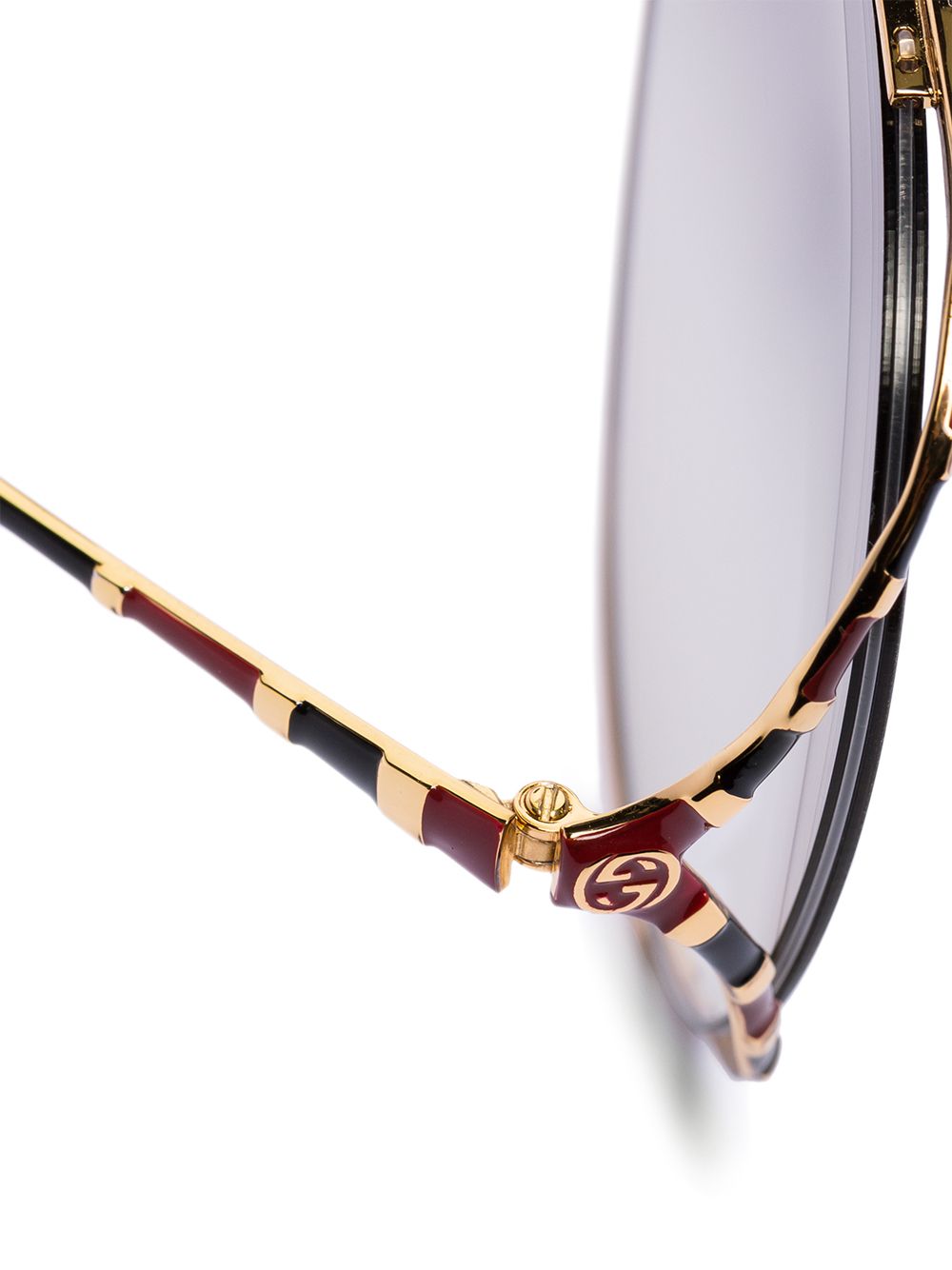 фото Gucci eyewear очки в квадратной оправе с затемненными линзами