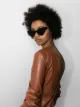 Imagen 2 de Gucci Eyewear lentes de sol con armazón cat eye y micas oscuras