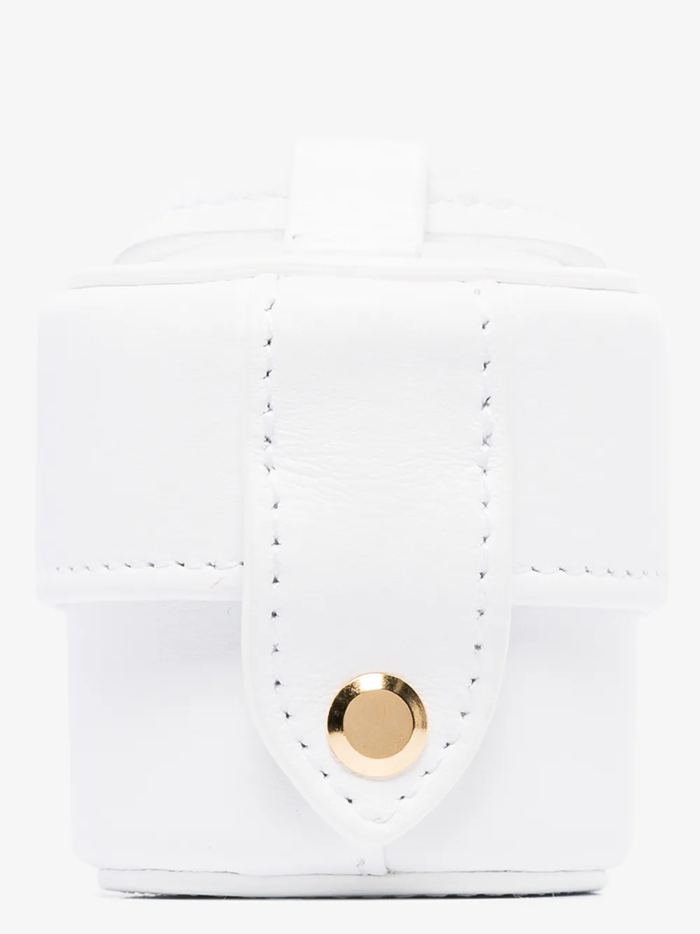 JACQUEMUS WHITE LE VANITY LEATHER MINI BAG,201AC1520114518968