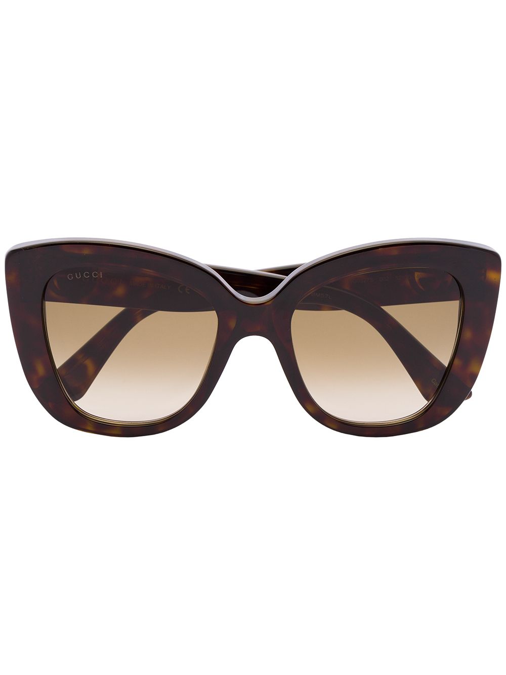 Shop Gucci Cat-eye Gradient Sunglasses In Brown