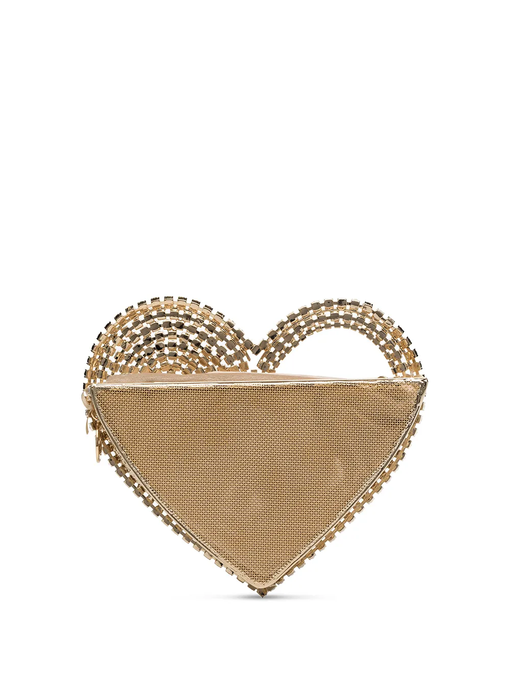 Rosantica Rejina clutch met kristal Goud