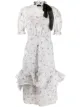 Image 1 of Miu Miu pussy bow detail frill dress