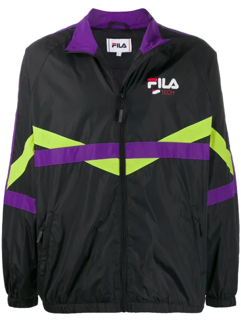 Fila contrast stripe sports jacket 
