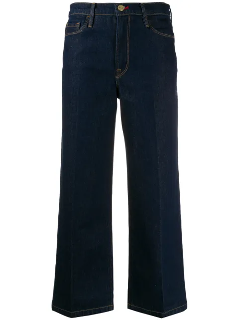 frame denim wide leg jeans