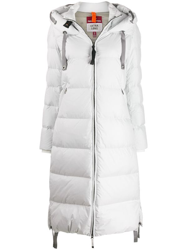 long white padded coat