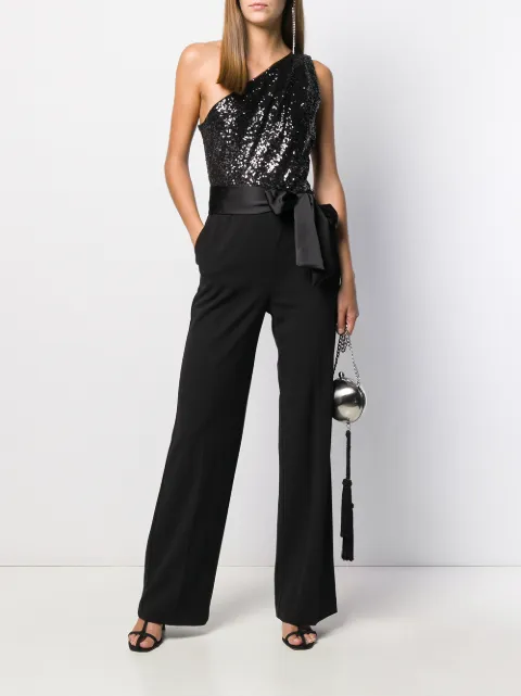 lauren ralph lauren one shoulder jumpsuit