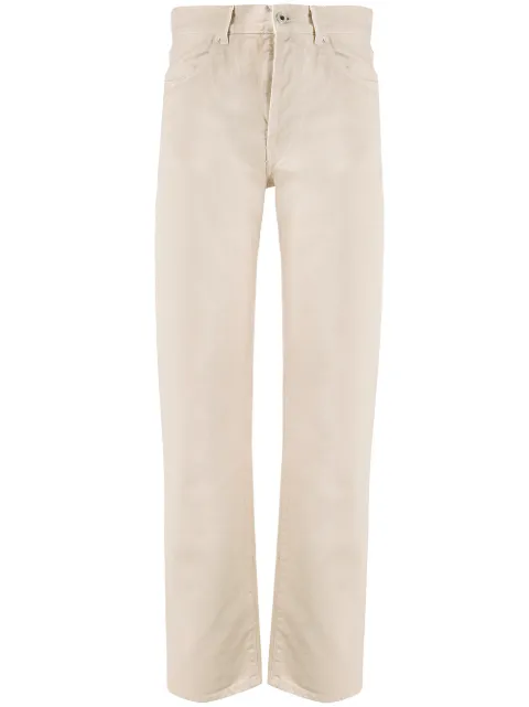 Off-White high waist straight-leg jeans