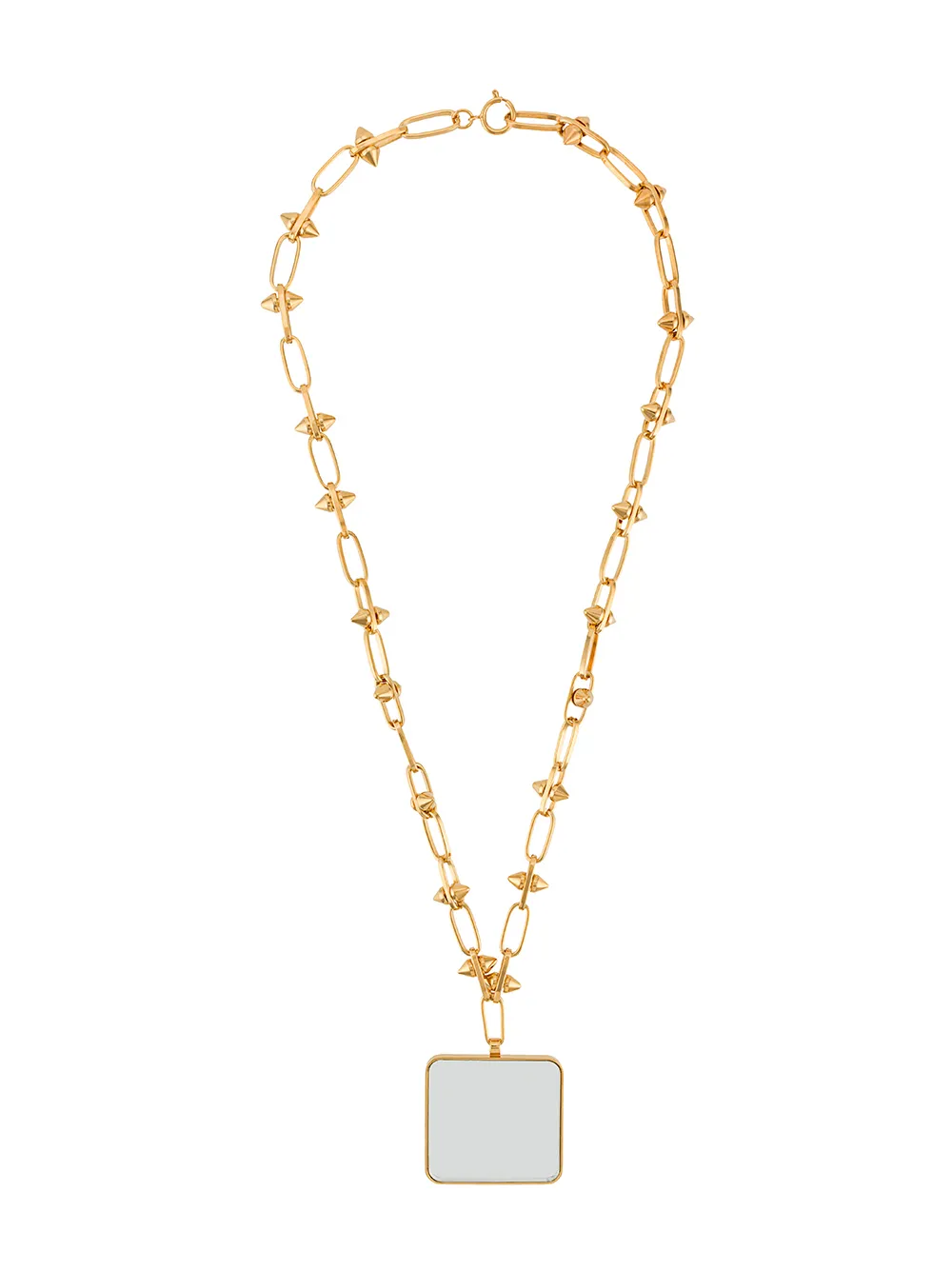 Oversized Square Pendant Necklace In Gold - Square Pendant Necklace Gold Oversized Square Pendant Necklace In Gold - Square Pendant Necklace Gold