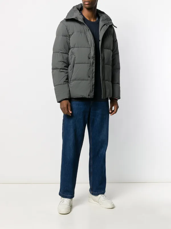 tommy hilfiger hooded padded parka