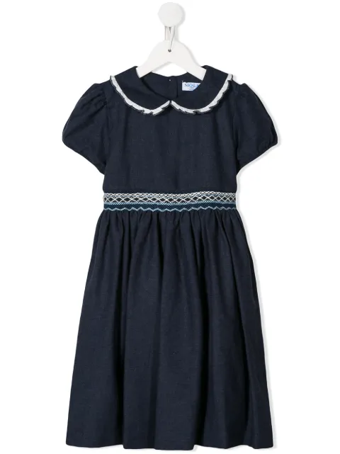 Siola robe à détails brodés