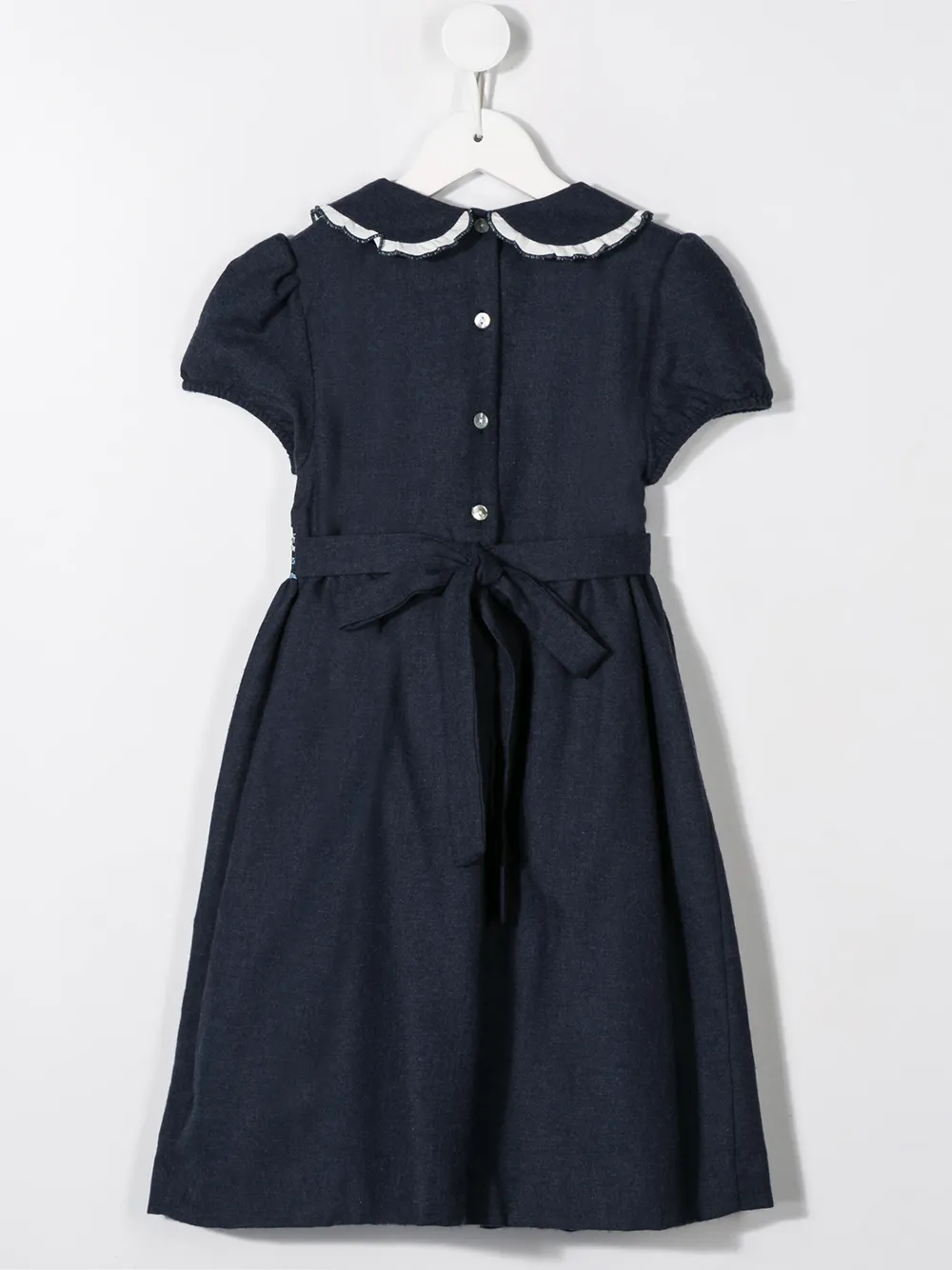 Siola Jurk met geborduurde afwerking Blauw
